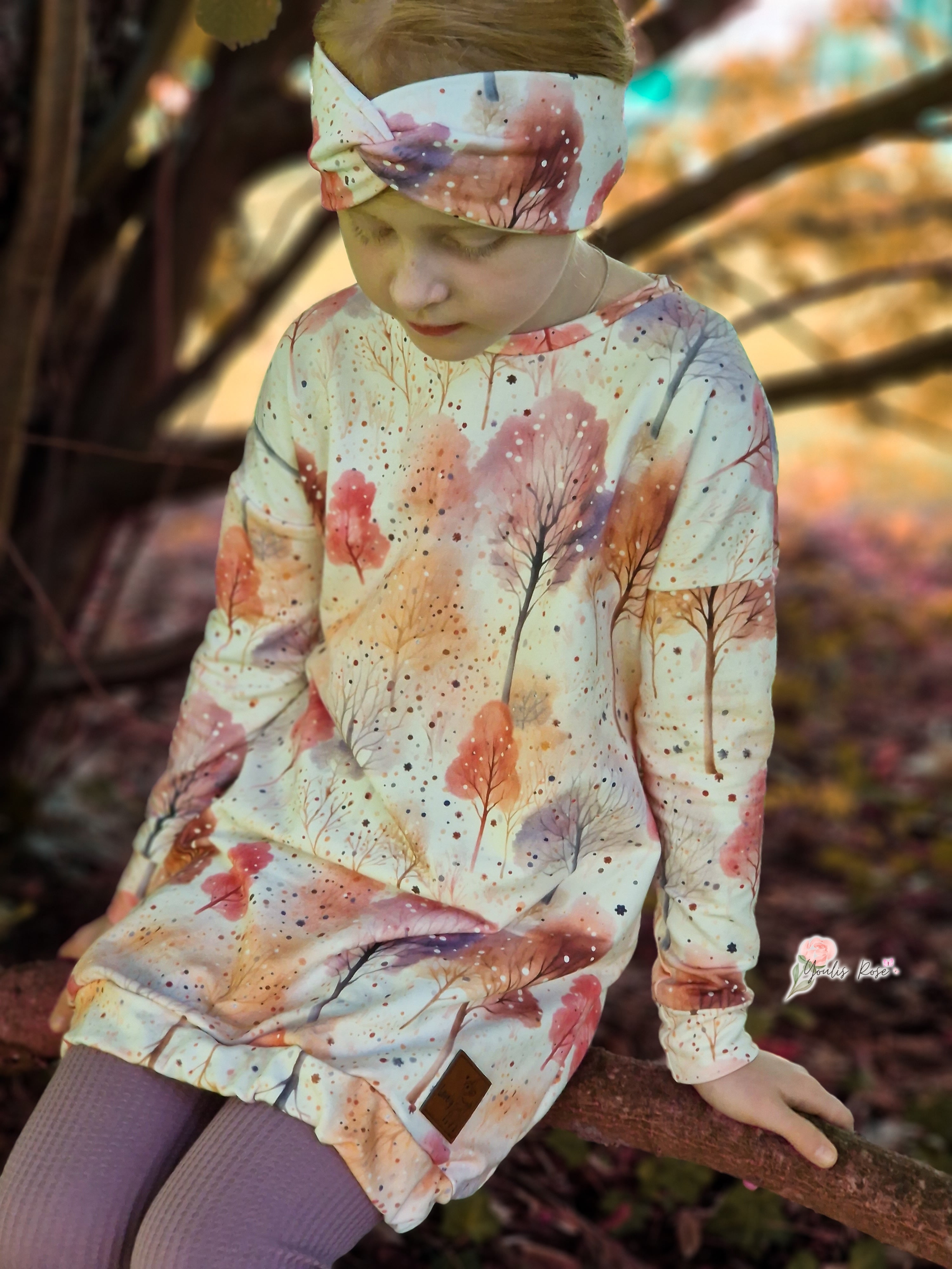 Aquarell Pastell Bäume